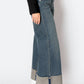 TUMMY CONTROL HIGH RISE CUFFED WIDE LEG JEANS